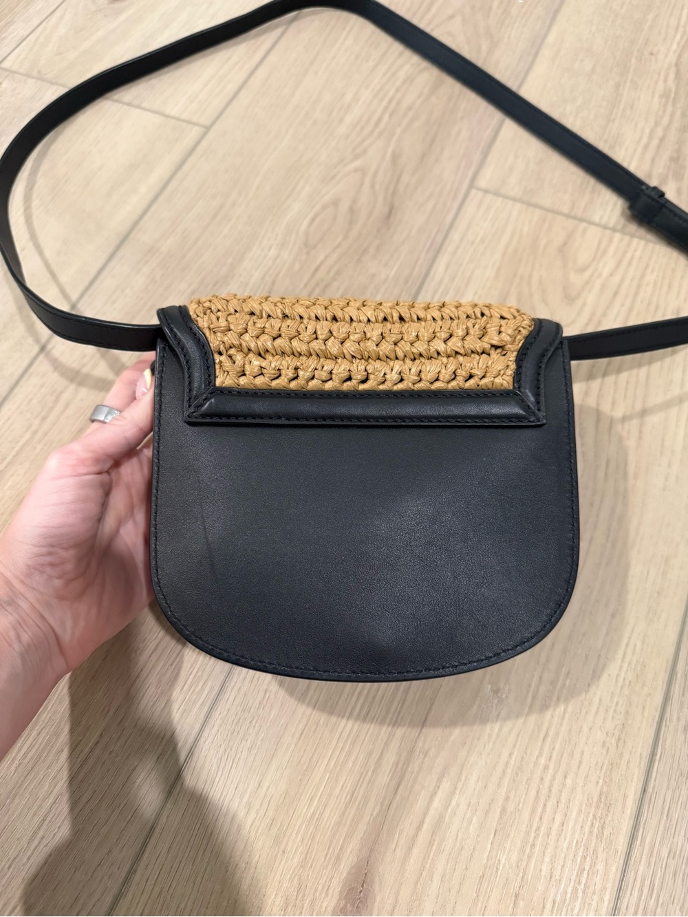 Saint Laurent Raffia Kaia Bag - Picture 4 of 9